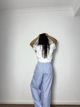 Load image into Gallery viewer, Stripe Pant - Blue and White
